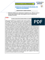 Prueba Diagnóstica 5to Año