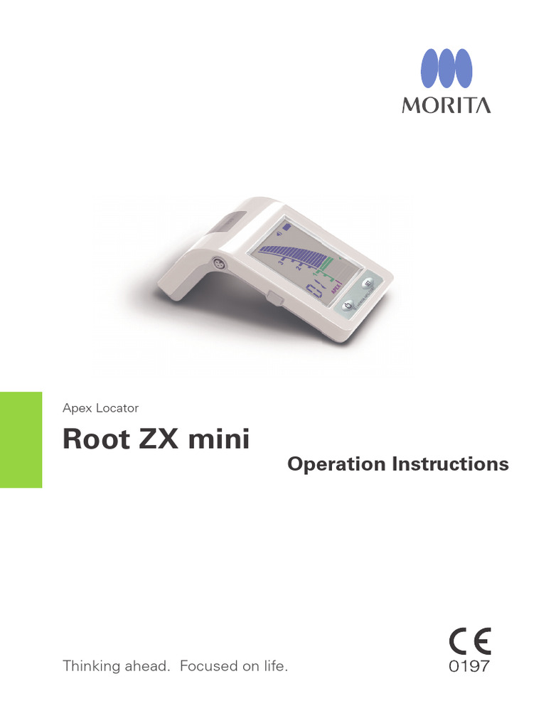 Root ZX Mini Apex Locator Manual | PDF | Electrical Connector