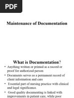 Maintenance of Documentation NVQ 6