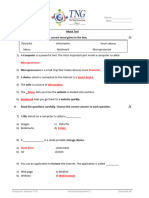 Mock Test I. Fill in The Blank With The Correct Word Given in The Box. /3