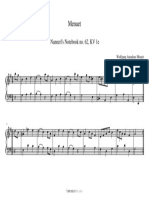 (Free Scores - Com) - Mozart Wolfgang Amadeus Menuet Landscape Format 4659 124748
