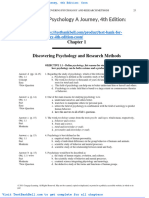 Test Bank For Psychology A Journey 4th Edition Coon