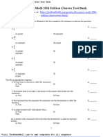 Business Math 10th Edition Cleaves Test Bank