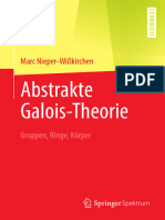 Marc Nieper-Wißkirchen - Abstrakte Galois-Theorie - Gruppen, Ringe, Körper-Springer-Verlag GMBH Deutschland (2021)