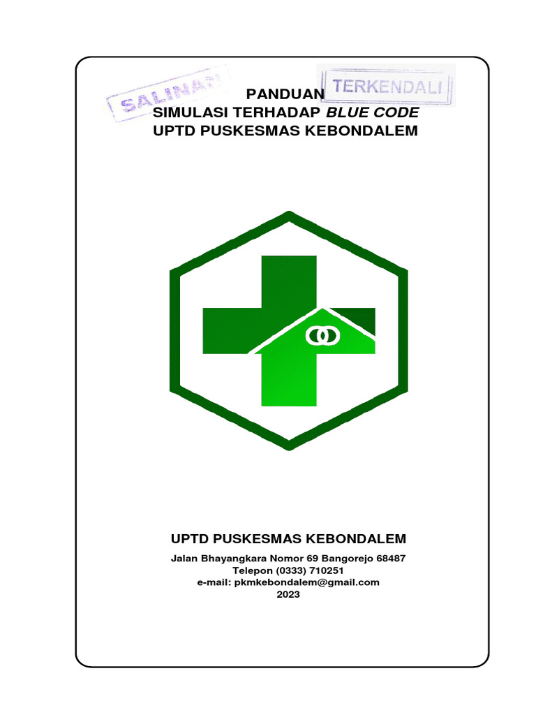 Panduan Simulasi Code Blue Puskesmas | PDF
