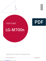 LG LG m700n User Manual