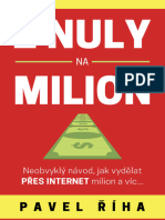 Kniha Z Nuly Na Milion Pavel Riha New PT