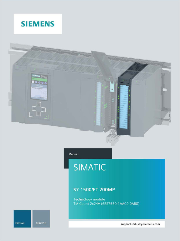 s71500 TM Count 2x24v Manual en-US en-US | PDF | Power Supply | Central ...