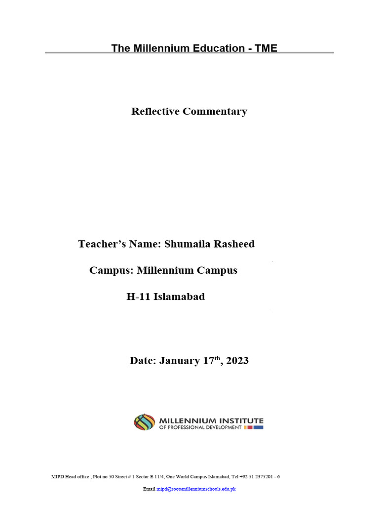 Assignment Format | PDF | Learning | Teachers