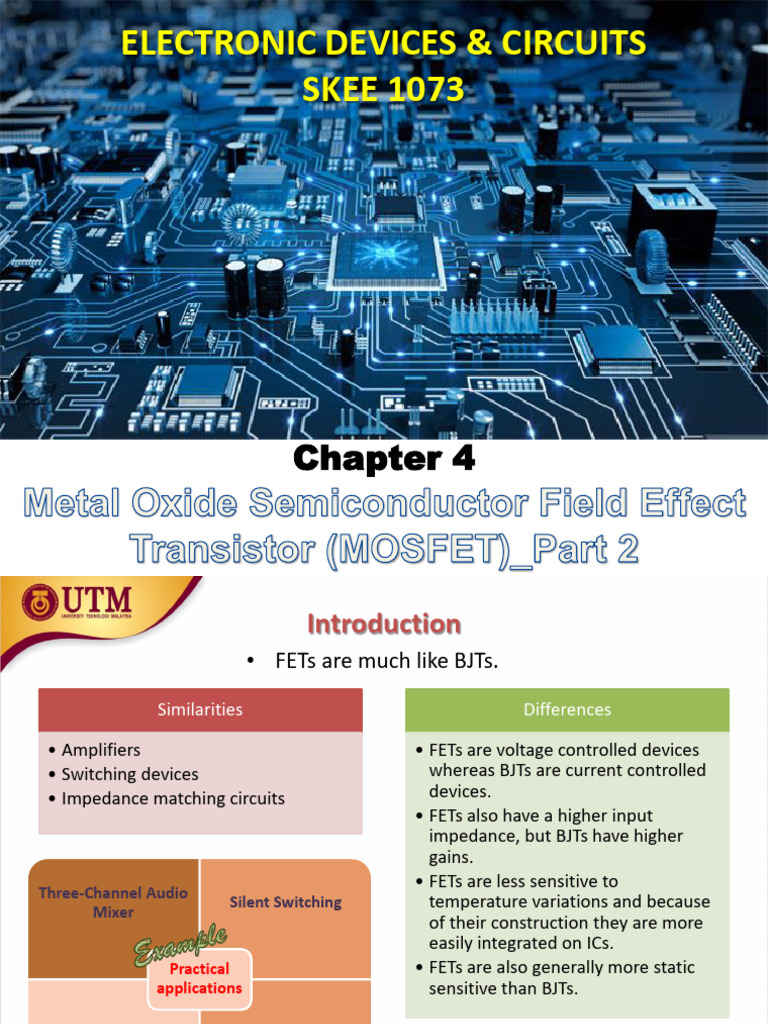 Mosfet Part 2 Download Free Pdf Field Effect Transistor Mosfet
