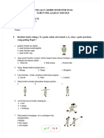 Soal Pas Pjok Kelas 1 Soal Pjok Sekolah Dasar - Compress