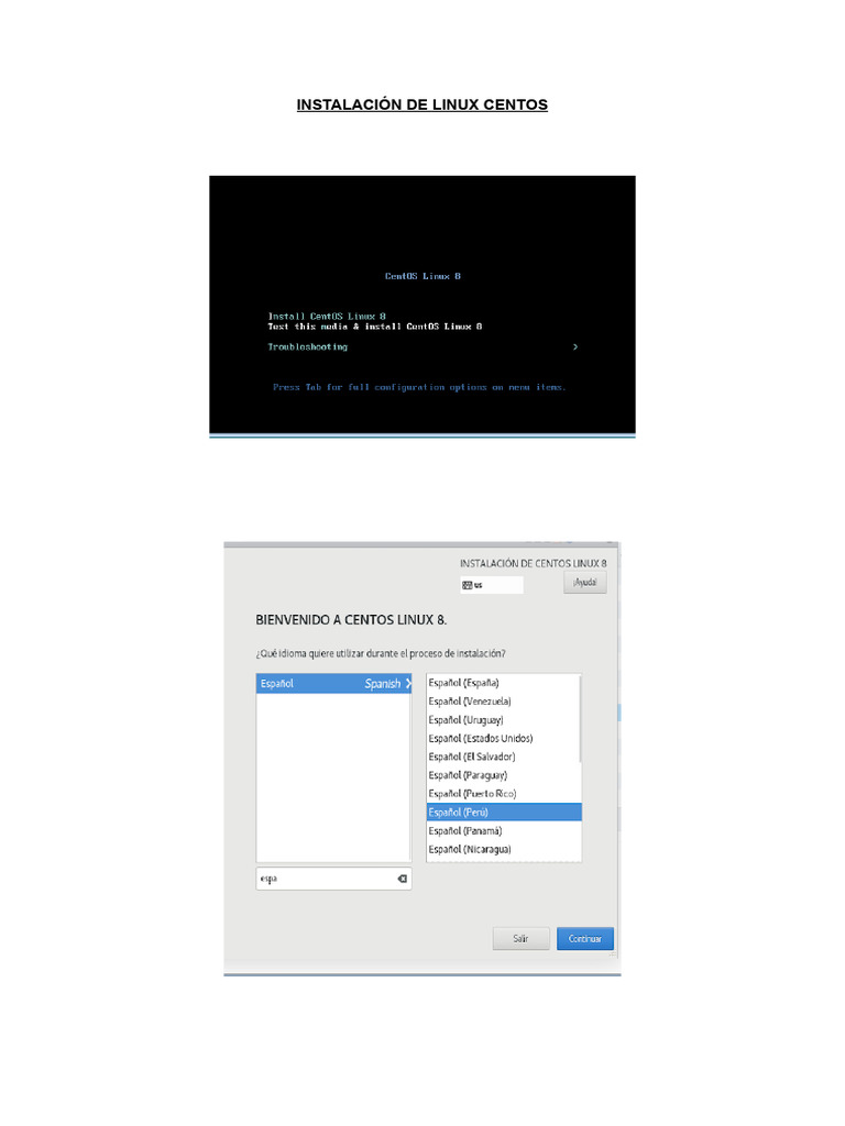 Guía de Instalación de Linux CentOS | PDF