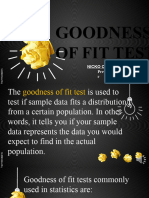 Goodness of Fit Test