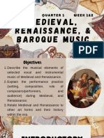 Music 9 - Q1 - Medieval, Renaissance, and Baroque Music