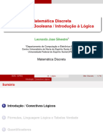 Matemática Discreta 03 - Álgebra Booleana - Introdução À Lógica