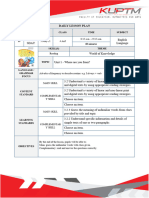 Lesson Plan - English Year 4