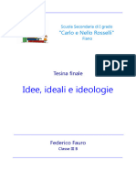 Tesina III Media - Idee, Ideali e Ideologie