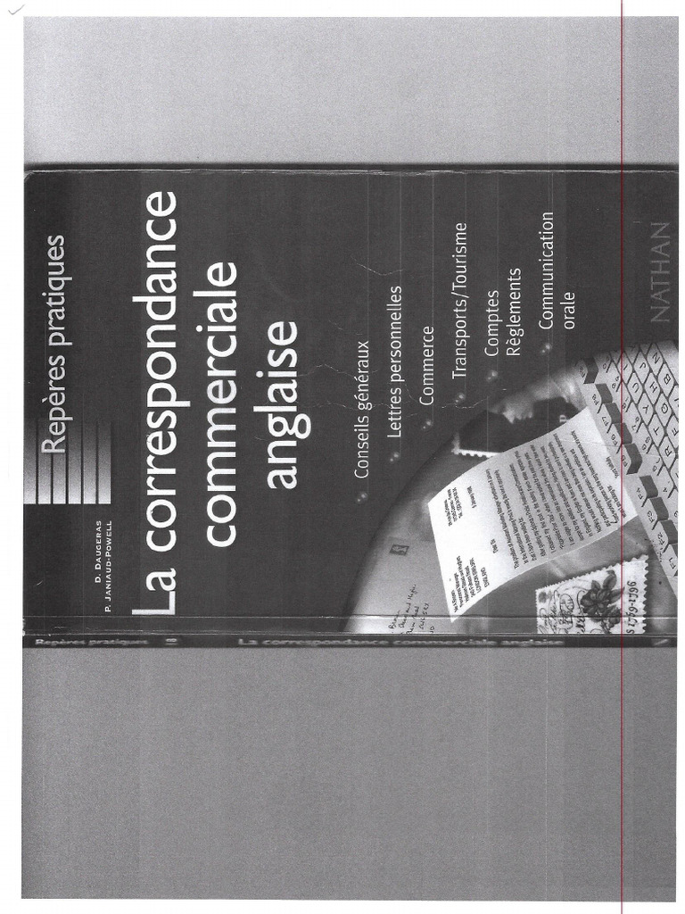 La Correspondance Commerciale Anglaise | PDF