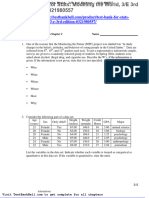 Test Bank For Stats Modeling The World 3 e 3rd Edition 0321980557