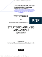 Test Bank For Strategic Analysis and Action 8th Edition by Crossan