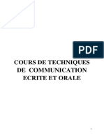 Techniques d'Expression Orale et Gestes | PDF | Communication non ...