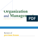 Organization & Management 1A