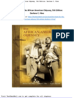 Test Bank For The African American Odyssey 5th Edition Darlene C Hine
