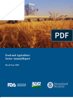 FY20 Food and Agriculture Sector Annual Report