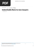 Indomitable Rene To New Lawyers