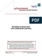 COE-101.06, Materials Selection For Corrosion Control