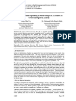 10. The Use of Public Speaking in Motivating ESL Learners to Overcome Speech Anxiety