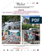 ANALYSE DES MENACES NATURELLES MULTIPLES (MULTIMENHAS-2) - Volume III Guide Opérative Pour La Construction Des Scénarios Des Menaces Naturelles en Haïti Contribution À Un Schéma Directeur