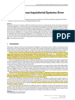 Adversarial V Inquisitorial