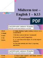 Midterm Test Pronunciation