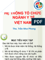 1. Hệ Thống Tổ Chức Ngành y Tế- Trần Như Phong