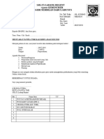 Surat Panggilan Mesyuarat Kali Ke 2