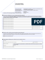 Rf1454e - 2023 - Change Postal Form