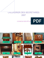 Calendrier Secretaires 2007