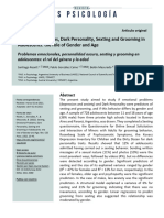 2-6132 Emotional Problems, Dark Personality, Sexting and Grooming in Adolescents The Role of Gender and Age