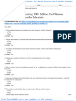 Test Bank For Accounting 28th Edition Carl Warren Christine Jonick Jennifer Schneider 2