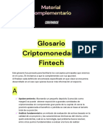 Glosario Criptomonedas - Fintech