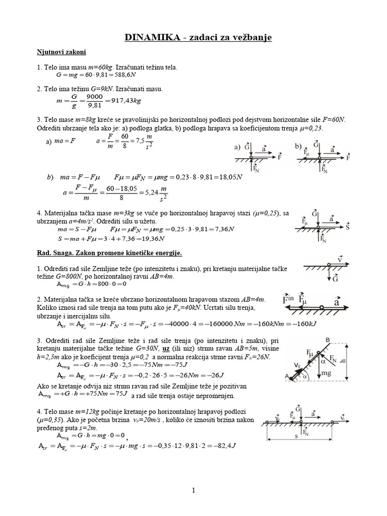 mehanika-dinamika-zadaci-za-vezbanje-pdf