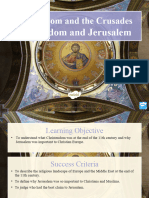 The Christendom and The Crusades - Christendom and Jerusalem - PowerPoint