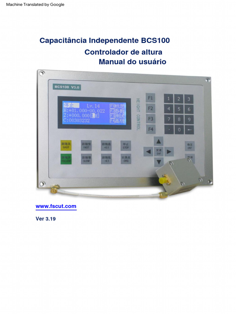 BCS100 Height Controller User Manual V3.19 | PDF | Rede de computadores ...