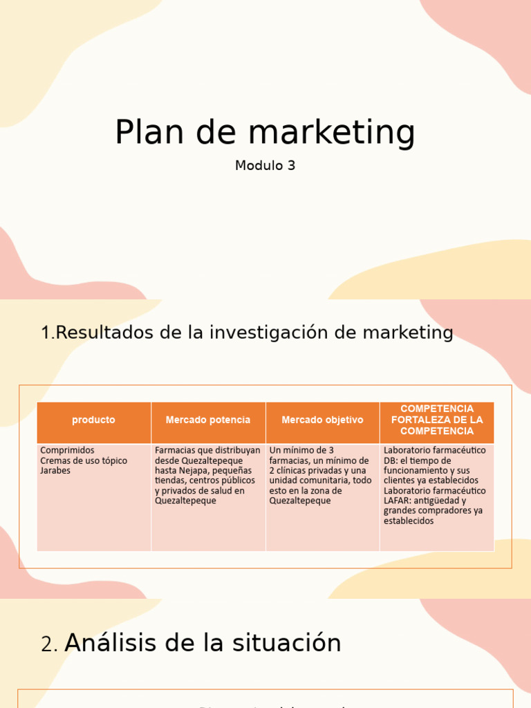 Plan de Marketing para Farmacias | PDF | Marketing | Farmacéutico