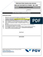 Caderno de QuestÃ Es - Simulado Comentado MatemÃ¡tica - FHEMIG MG - 2023