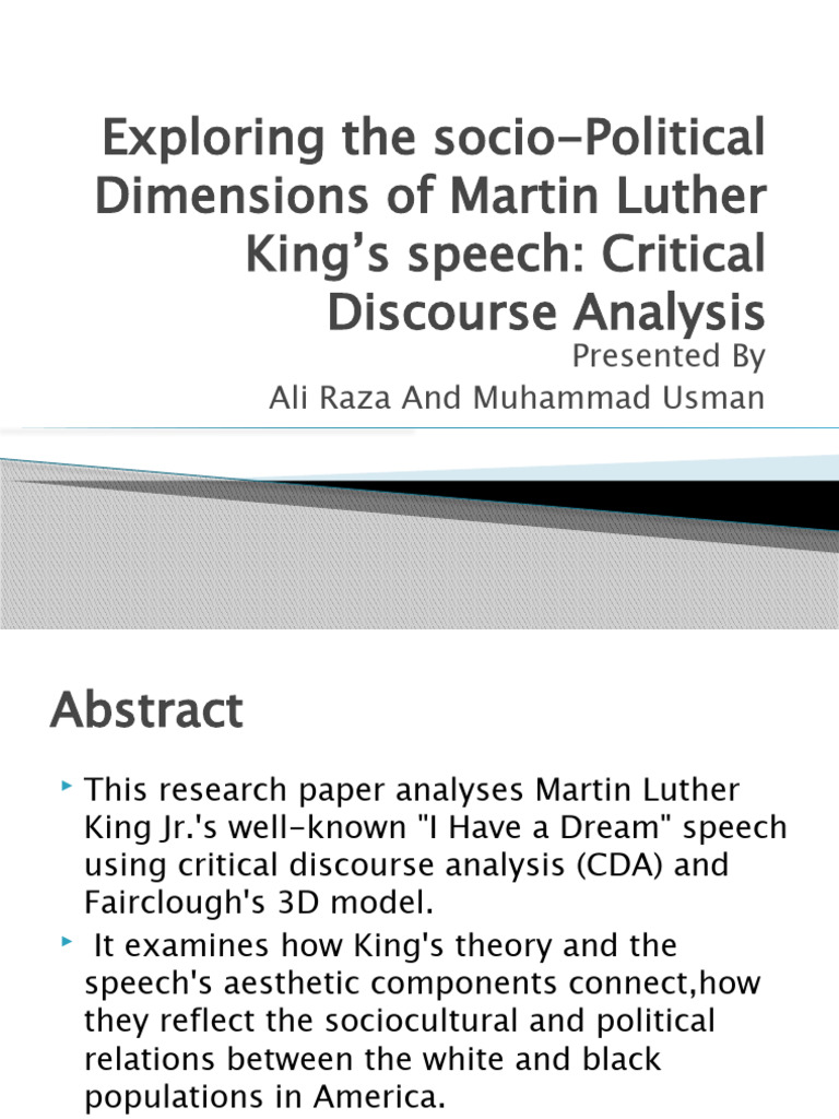 CDA Presentation PDF Linguistics Human Communication