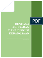 Anggaran Dana Diskusi Kebangsaan-1