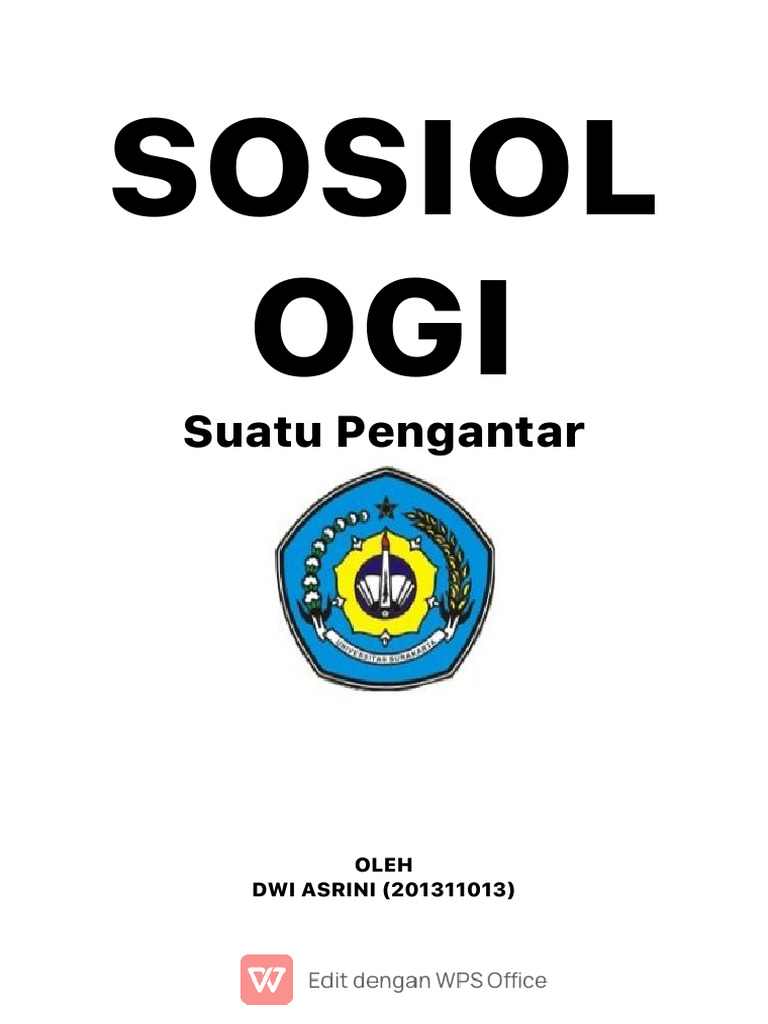 Ringkasan Sosiologi Suatu Pengantar Oleh | PDF