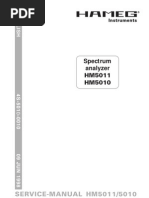 Hameg hm5010 5011 Adjustment SCH (ET)